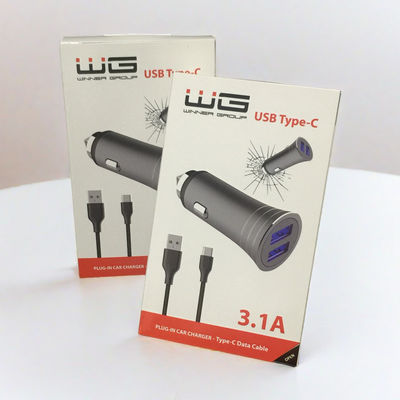 トックエンドスロット紙包装箱 CMYKオフストプリント 消費者電子機器用