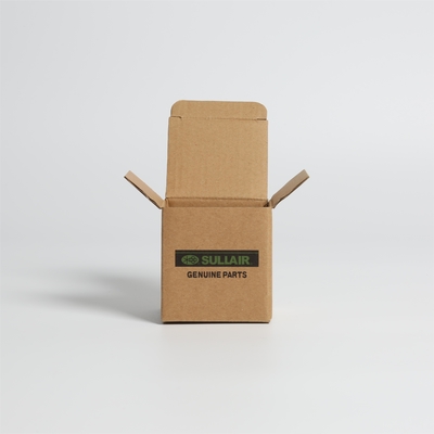 購入 展示のためのエムボッシング印刷ハンドリングとクラフト波紋タックエンドボックス online manufacture