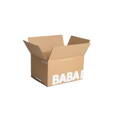 製品表示のためのカスタマイズされたクラフト波紋箱 顧客のロゴブランド